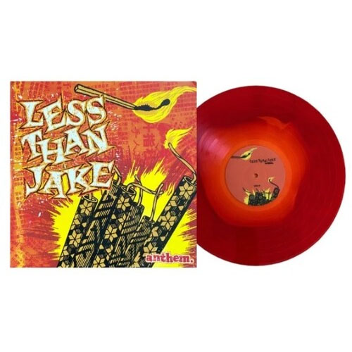 Less Than Jake- Anthem LP (Fire Orange Vinyl)