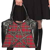 Calling Of The Eclipse Tartan Handbag by Banned Alternative