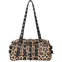 Hexy Glam Handbag by Banned Alternative in Leopard