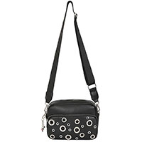Metal Moon Shoulder Bag by Banned Alternative