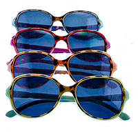 Round Frame Cheetah Print Sunglasses (Various Colors) #16 - SALE
