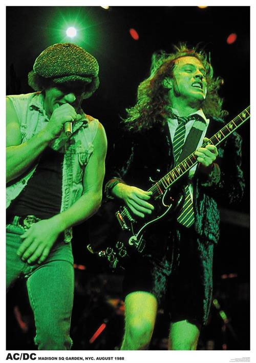AC/DC- Madison Square Garden poster (A5)