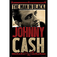 Johnny Cash- The Man In Black poster