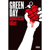 Green Day- American Idiot Cover poster