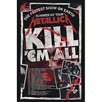 Metallica- Kill 'Em All Tour poster