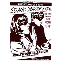 Sonic Youth- Hollywood Palladium Poster