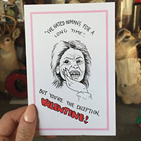 Aileen Wuornos Serial Killer Valentine #1 by Graveface Records - SALE