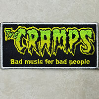 Cramps- Bad Music For Bad People Embroidered Patch