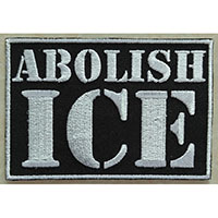 Abolish Ice embroidered patch