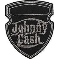 Johnny Cash- Metallic Shield embroidered patch (ep1604)