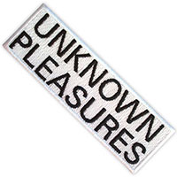 Joy Division- Unknown Pleasures Embroidered Patch (ep1354)