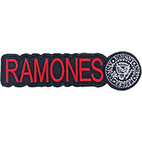 Ramones- Red Logo & Seal embroidered patch (ep1169)