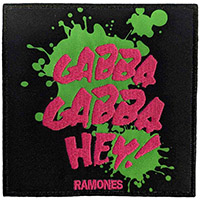 Ramones- Gabba Gabba Hey Embroidered Patch (ep1553)