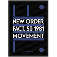 New Order- Movement Woven Patch (ep1358)
