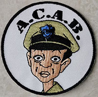 A.C.A.B. (Barney) Embroidered Patch