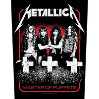 Metallica- Master Of Puppets Band Pic Sewn Edge Back Patch (band) (bp228)