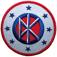 Dead Kennedys- DK And Stars Embroidered Patch (ep1516)