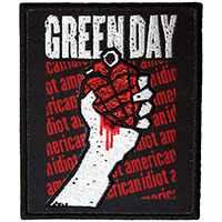Green Day- Repeating American Idiot Embroidered Patch (ep1470)