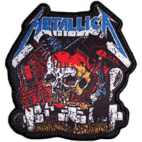 Metallica- Master Of Puppets Skull Embroidered Patch (ep1491)