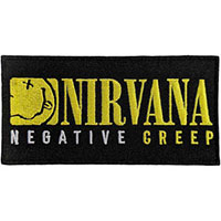 Nirvana- Negative Creep Embroidered Patch (ep1543)