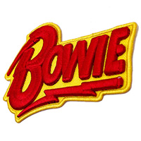 David Bowie- 3D Lightning Logo embroidered patch (ep650)
