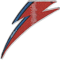 David Bowie- Glitter Bolt embroidered patch (ep1088)