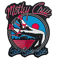 Motley Crue- Girls Girls Girls embroidered back patch