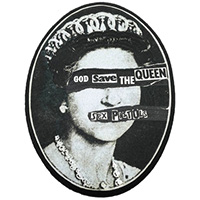 Sex Pistols- God Save The Queen embroidered back patch