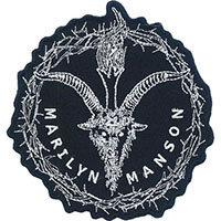Marilyn Manson- Bapho Head embroidered patch (ep1443)