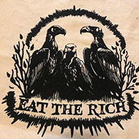 Eat the Rich Vultures Canvas Back Patch by SeedBombPA