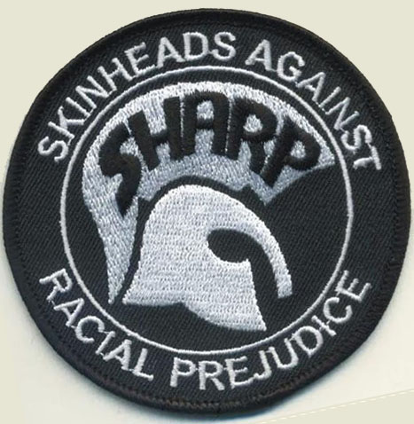 SHARP (Skinheads Against Racial Prejudice) embroidered patch