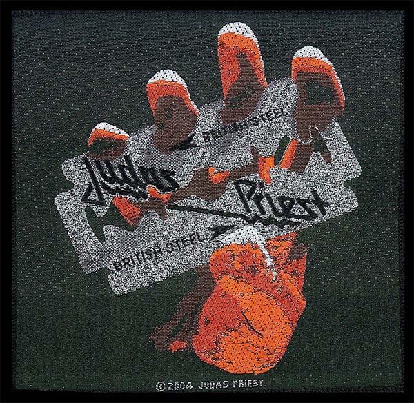 Judas Priest- British Steel Woven Patch (ep793)