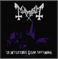 Mayhem- De Mysteriis Dom Sathanas Woven Patch (ep615)