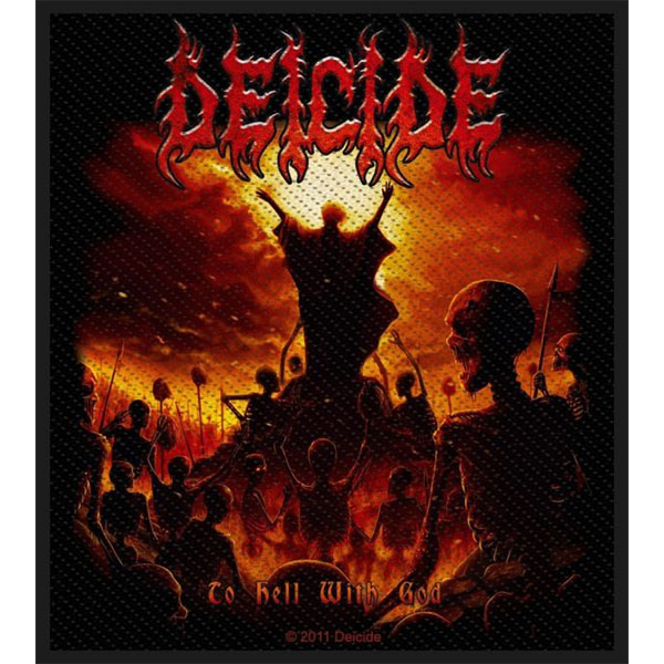 Deicide- To Hell With God Woven Patch (ep830)