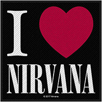 Nirvana- I Love Nirvana Woven Patch (ep1568)