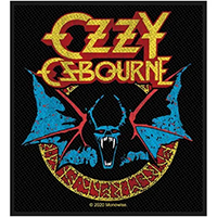 Ozzy Osbourne- Bat Woven Patch (ep451)