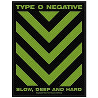 Type O Negative- Slow, Deep And Hard Woven Patch (ep799)