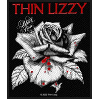 Thin Lizzy- Black Rose Woven Patch (ep1405)