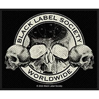 Black Label Society- Skulls Woven Patch (ep1408)