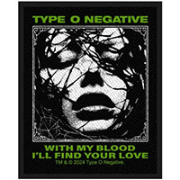 Type O Negative- With My Blood I'll Find Your Love Woven Patch (ep1448)