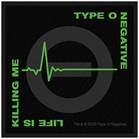 Type O Negative- Life Is Killing Me Woven Patch (ep1596)
