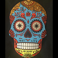 They Live We Sleep Embroidered Back Patch by Mood Poison