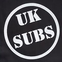 UK Subs- Logo back patch