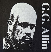 GG Allin- Pic cloth patch (cp377)