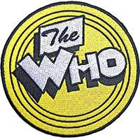 Who- Yellow Circle Logo Embroidered Patch (ep1573)
