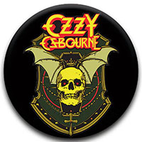 Ozzy Osbourne- Skull Bat pin (pinX615)