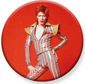David Bowie- Red Pic pin (pinX448)