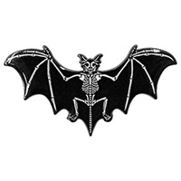 Skelli Bat Glow in the Dark Enamel Pin by Kreepsville 666 (MP203)