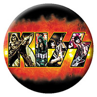 Kiss- Fire Logo pin (pinX168)