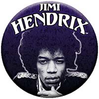 Jimi Hendrix- Face pin (pinX27)